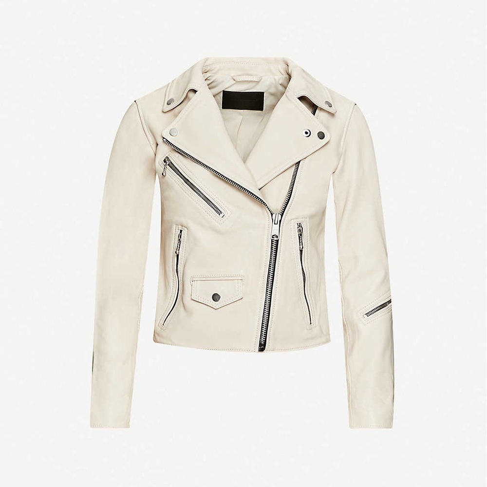 AllSaints Riley Biker leather jacket NWOT